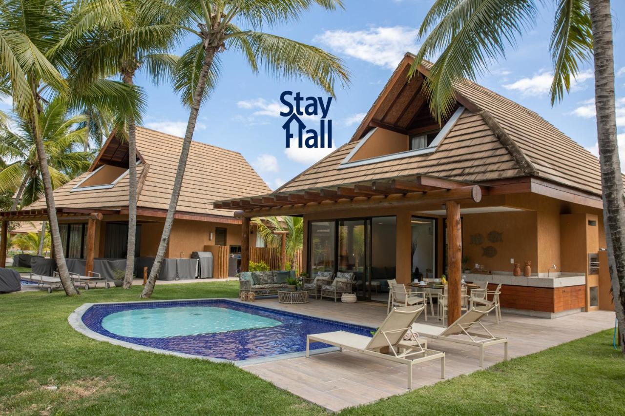 Villa Bangalo Luxo-3Qt-Jacuzzi E Piscina Privativa-Sh009 Praia dos Carneiros Exterior foto